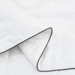 vidaXL Pilotă cu pernă 2 pcs Alb 135 x 200 cm Jos vidaXL Pilotă cu pernă 2 pcs Alb 135 x 200 cm Jos