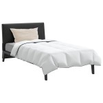 vidaXL Pilotă cu pernă 2 pcs Alb 135 x 200 cm Jos vidaXL Pilotă cu pernă 2 pcs Alb 135 x 200 cm Jos
