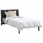 vidaXL Duvet de iarnă cu pernă 2 pcs Alb Pene de rață