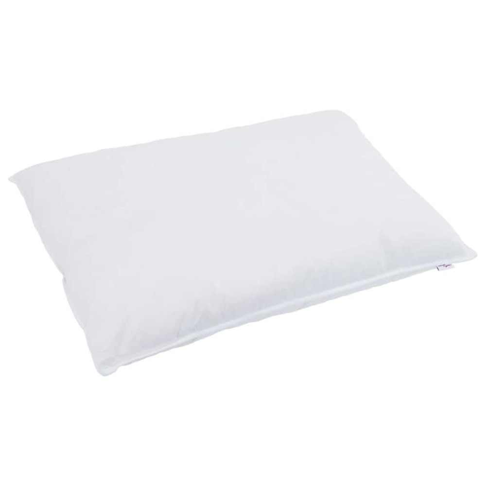 vidaXL Pilotă cu pernă 2 pcs Alb 140 x 200 cm Jos
