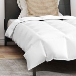 vidaXL Pilotă cu pernă 2 pcs Alb 140 x 220 cm Jos vidaXL Pilotă cu pernă 2 pcs Alb 140 x 220 cm Jos