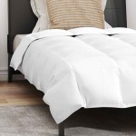 vidaXL Pilotă Altele cu pernă 2 pcs Alb 135 x 200 cm Jos vidaXL Pilotă Altele cu pernă 2 pcs Alb 135 x 200 cm Jos
