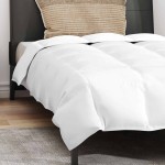 vidaXL Pilotă Altele cu pernă 2 pcs Alb 140 x 200 cm Jos vidaXL Pilotă Altele cu pernă 2 pcs Alb 140 x 200 cm Jos