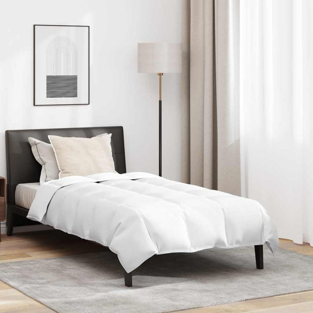 vidaXL Pilotă Altele cu pernă 2 pcs Alb 155 x 220 cm Jos