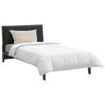 vidaXL Duvet 2 în 1 cu pernă 2 pcs Alb Pene de rață