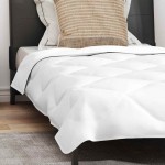 vidaXL Pilotă de vară cu pernă 2 pcs Alb 155 x 200 cm Microfibră vidaXL Pilotă de vară cu pernă 2 pcs Alb 155 x 200 cm Microfibră