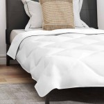 vidaXL Duvet cu Perne Altele cu pernă 2 pcs Alb 135 x 220 cm Microfibră vidaXL Duvet cu Perne Altele cu pernă 2 pcs Alb 135 x 220 cm Microfibră
