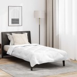 vidaXL Set de Pături cu pernă 2 pcs Alb Microfibră