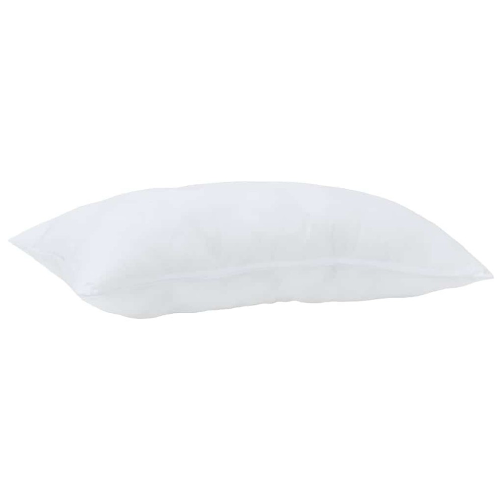 vidaXL Duvet 2 în 1 cu pernă 2 pcs Alb 140 x 200 cm Microfibră