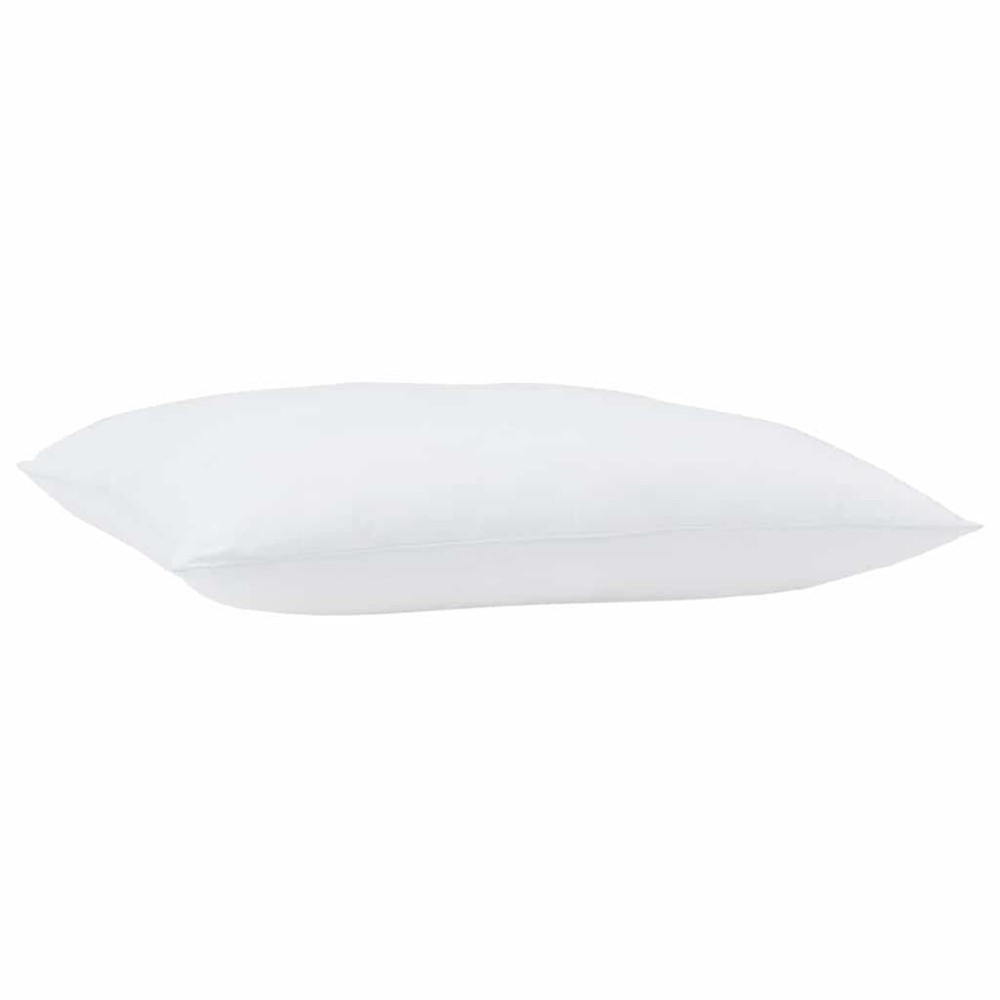 vidaXL Duvet 2 în 1 cu pernă 2 pcs Alb 140 x 220 cm Microfibră