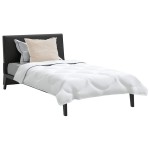 vidaXL Duvet 2 în 1 cu pernă 2 pcs Alb 140 x 220 cm Microfibră