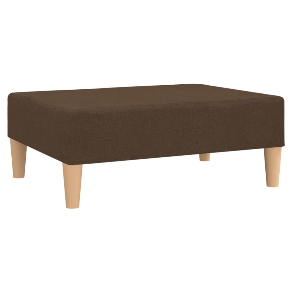 vidaXL Taburet, maro,78x56x32 cm, material textil