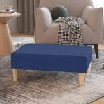 vidaXL Taburet, albastru,78x56x32 cm, material textil vidaXL Taburet, albastru,78x56x32 cm, material textil