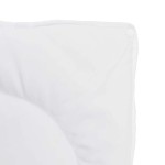 vidaXL Pilotă cu pernă 2 pcs Alb 140 x 200 cm Microfibră vidaXL Pilotă cu pernă 2 pcs Alb 140 x 200 cm Microfibră