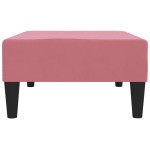 vidaXL Taburet, roz, 78x56x32 cm, catifea vidaXL Taburet, roz, 78x56x32 cm, catifea