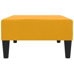 vidaXL Taburet, galben, 78x56x32 cm, catifea vidaXL Taburet, galben, 78x56x32 cm, catifea