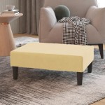 vidaXL Taburet, crem, 78x56x32 cm, catifea vidaXL Taburet, crem, 78x56x32 cm, catifea