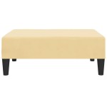 vidaXL Taburet, crem, 78x56x32 cm, catifea vidaXL Taburet, crem, 78x56x32 cm, catifea