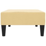 vidaXL Taburet, crem, 78x56x32 cm, catifea vidaXL Taburet, crem, 78x56x32 cm, catifea