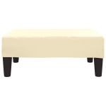 vidaXL Taburet, crem, 78x56x32 cm, piele ecologică vidaXL Taburet, crem, 78x56x32 cm, piele ecologică