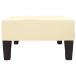 vidaXL Taburet, crem, 78x56x32 cm, piele ecologică vidaXL Taburet, crem, 78x56x32 cm, piele ecologică