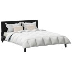 vidaXL Pilotă Altele cu pernă 3 pcs Alb 240 x 200 cm Jos vidaXL Pilotă Altele cu pernă 3 pcs Alb 240 x 200 cm Jos