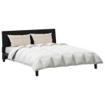 vidaXL Pilotă Altele cu pernă 3 pcs Alb 240 x 200 cm Jos vidaXL Pilotă Altele cu pernă 3 pcs Alb 240 x 200 cm Jos