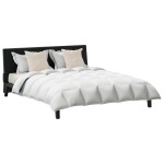 vidaXL Pilotă Altele cu pernă 3 pcs Alb 200 x 220 cm Jos vidaXL Pilotă Altele cu pernă 3 pcs Alb 200 x 220 cm Jos