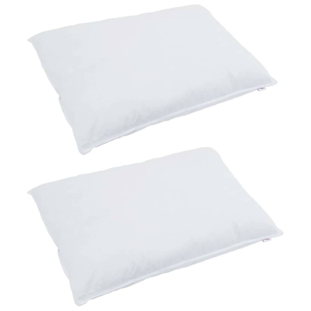 vidaXL Pilotă Altele cu pernă 3 pcs Alb 200 x 220 cm Jos