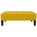vidaXL Taburet, galben, 78x56x32 cm, catifea vidaXL Taburet, galben, 78x56x32 cm, catifea