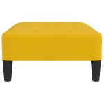 vidaXL Taburet, galben, 78x56x32 cm, catifea vidaXL Taburet, galben, 78x56x32 cm, catifea