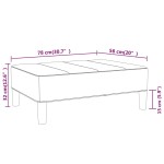 vidaXL Taburet, galben, 78x56x32 cm, catifea vidaXL Taburet, galben, 78x56x32 cm, catifea