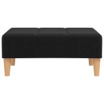 vidaXL Taburet, negru, 78x56x32 cm, material textil vidaXL Taburet, negru, 78x56x32 cm, material textil