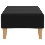 vidaXL Taburet, negru, 78x56x32 cm, material textil vidaXL Taburet, negru, 78x56x32 cm, material textil