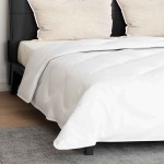 vidaXL Duvet pentru toate sezoanele 3 pcs Alb 240 x 260 cm Microfibră vidaXL Duvet pentru toate sezoanele 3 pcs Alb 240 x 260 cm Microfibră