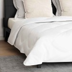 vidaXL Duvet pentru toate sezoanele 3 pcs Alb 240 x 260 cm Microfibră vidaXL Duvet pentru toate sezoanele 3 pcs Alb 240 x 260 cm Microfibră