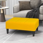 vidaXL Taburet, galben, 78x56x32 cm, catifea vidaXL Taburet, galben, 78x56x32 cm, catifea