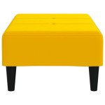 vidaXL Taburet, galben, 78x56x32 cm, catifea vidaXL Taburet, galben, 78x56x32 cm, catifea