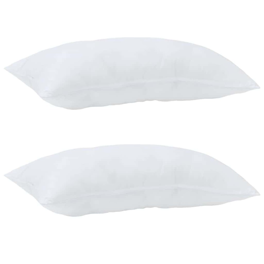 vidaXL Duvet de iarnă cu pernă 3 pcs Alb Microfibră