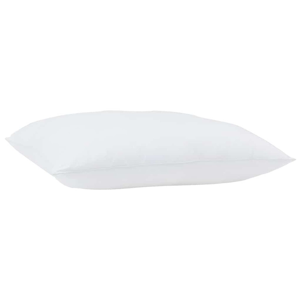 vidaXL Duvet de iarnă cu pernă 3 pcs Alb Microfibră