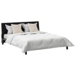 vidaXL Duvet de iarnă cu pernă 3 pcs Alb Microfibră