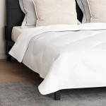 vidaXL Duvet de iarnă cu pernă 3 pcs Alb 260 x 220 cm Microfibră vidaXL Duvet de iarnă cu pernă 3 pcs Alb 260 x 220 cm Microfibră