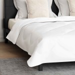 vidaXL Duvet de iarnă cu pernă 3 pcs Alb 240 x 260 cm Microfibră vidaXL Duvet de iarnă cu pernă 3 pcs Alb 240 x 260 cm Microfibră