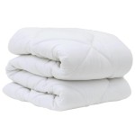 vidaXL Pilotă Altele cu pernă 3 pcs Alb 200 x 220 cm Microfibră vidaXL Pilotă Altele cu pernă 3 pcs Alb 200 x 220 cm Microfibră