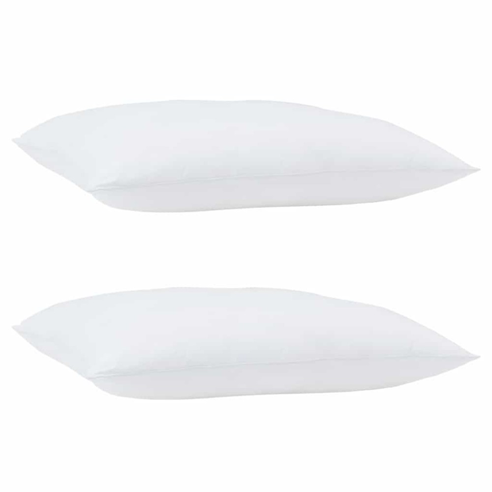 vidaXL Set de Pături cu pernă 3 pcs Alb Microfibră și Pene de Rață