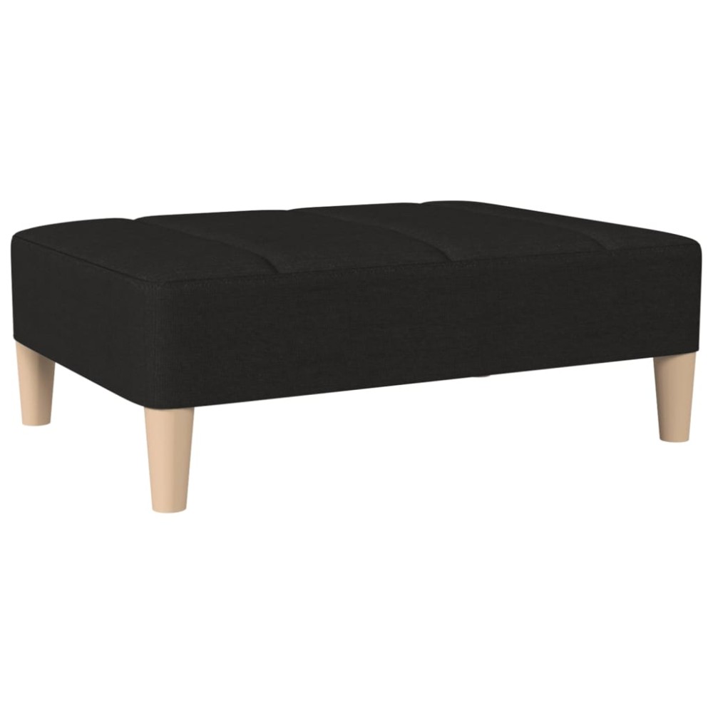 vidaXL Taburet, negru, 78x56x32 cm, material textil