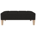 vidaXL Taburet, negru, 78x56x32 cm, material textil vidaXL Taburet, negru, 78x56x32 cm, material textil