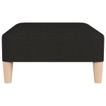 vidaXL Taburet, negru, 78x56x32 cm, material textil vidaXL Taburet, negru, 78x56x32 cm, material textil