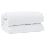 vidaXL Pilotă Altele cu pernă 3 pcs Alb 200 x 200 cm Microfibră vidaXL Pilotă Altele cu pernă 3 pcs Alb 200 x 200 cm Microfibră