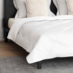 vidaXL Pilotă Altele cu pernă 3 pcs Alb 200 x 200 cm Microfibră vidaXL Pilotă Altele cu pernă 3 pcs Alb 200 x 200 cm Microfibră